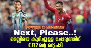 CR7’s Sharp Response to Messi Question in Portugal vs Uzbekistan Match