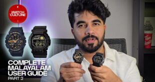 How to Master Your G-Shock GD-350 and GMA-S140 in Malayalam